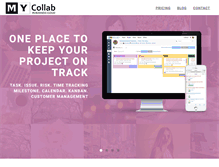Tablet Screenshot of mycollab.com